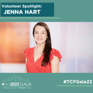 J. Hart TCF Gala volunteer profile Instagram Post