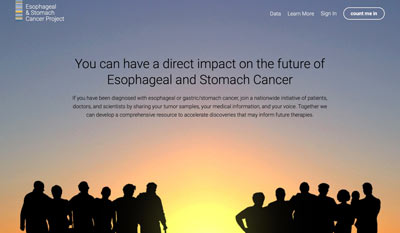 Esophageal and Stomach Cancer Project Website
