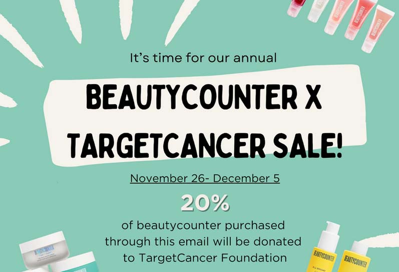 beautycounter x targetcancer sale