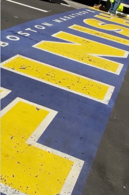 Finish Line of the Boston Marathon