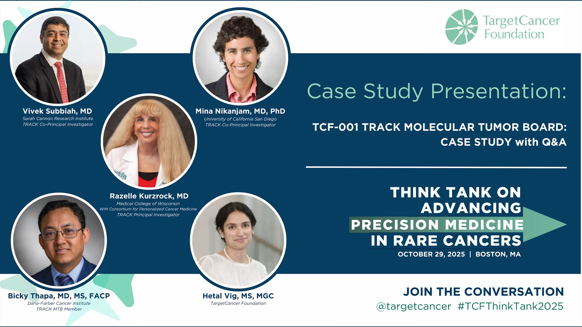 TCF 001 TRACK Molecular Tumor Board Case Study Presentation – Prostatic Urethral Cancer 0 2 screenshot