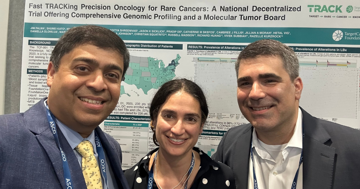 TRACK Poster 08_Vivek Subbiah_Hetal Vig_Jim _Palma_ASCO 2026_1200x630 TRACK Poster 08 Vivek Subbiah Hetal Vig Jim Palma ASCO